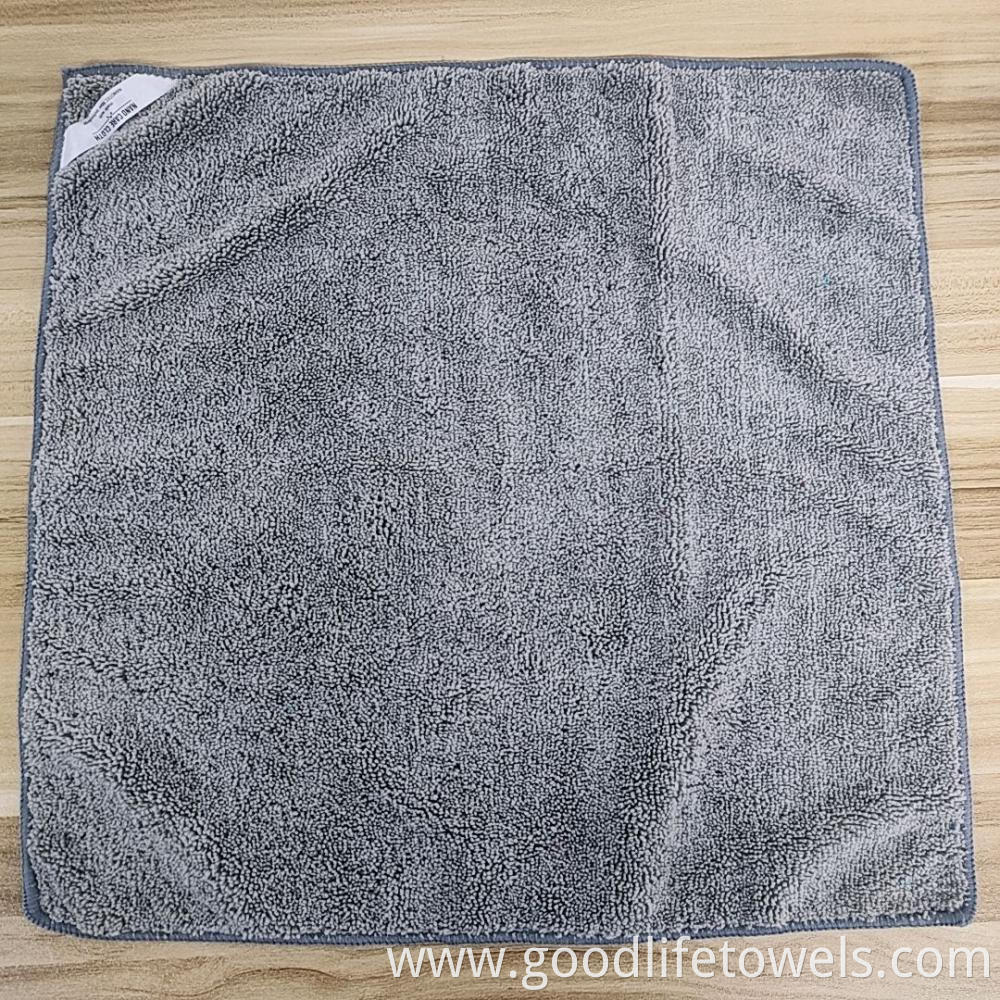 350gsm 40x40cm Car Wash Cleaning Microfiber Towel